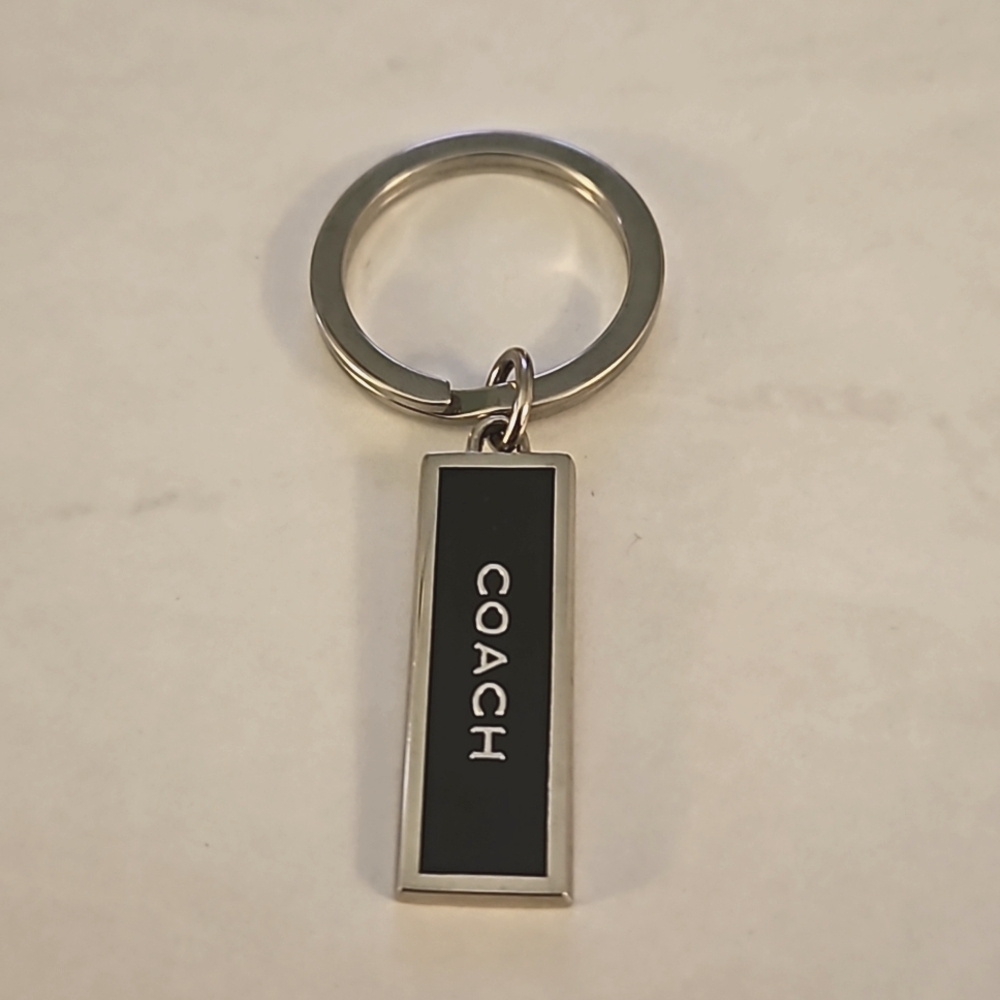 Vintage Coach Enamel Key Fob